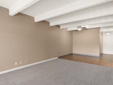 connected living and dining are in apartment in Albuquerque